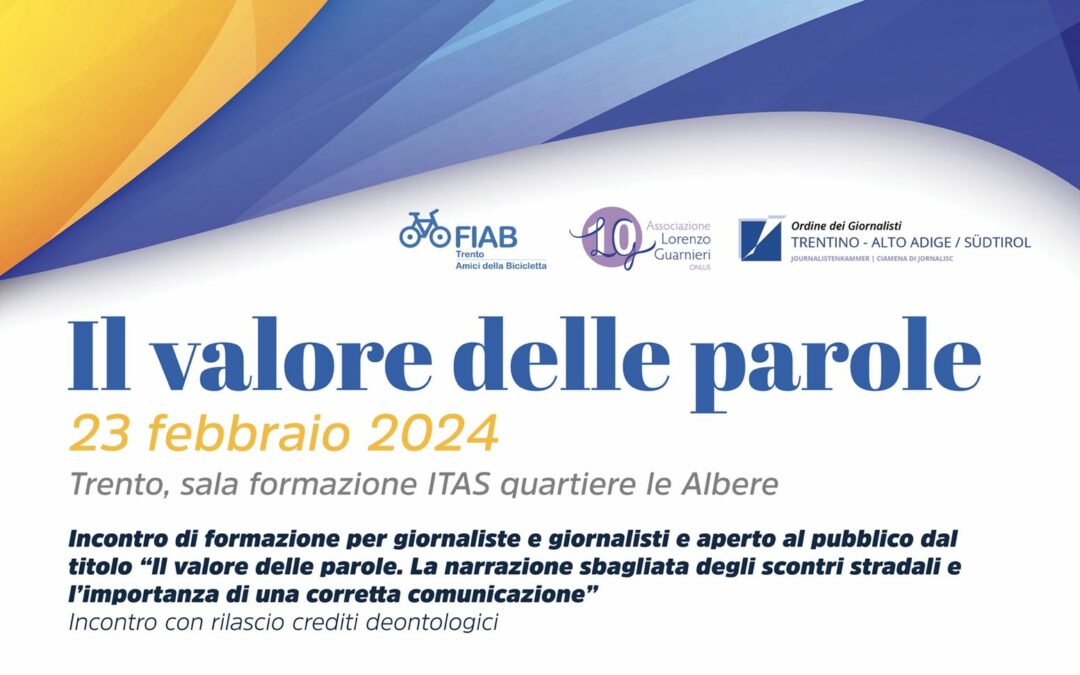 Il valore delle parole – 23 febbraio 2024